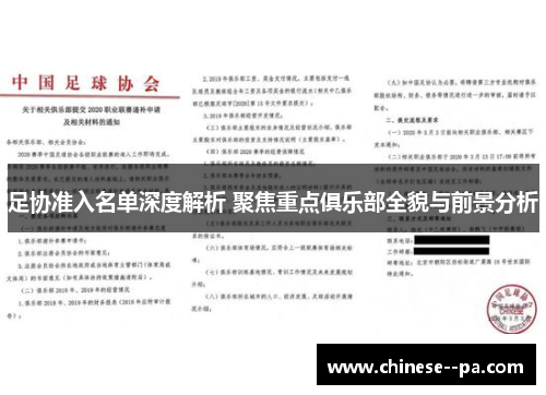 足协准入名单深度解析 聚焦重点俱乐部全貌与前景分析